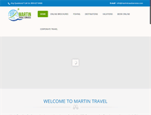 Tablet Screenshot of martintravelservices.com